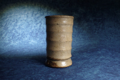 明仿哥釉 竹節筒 Ming Faux-Ge Bamboo-Section Cylinder