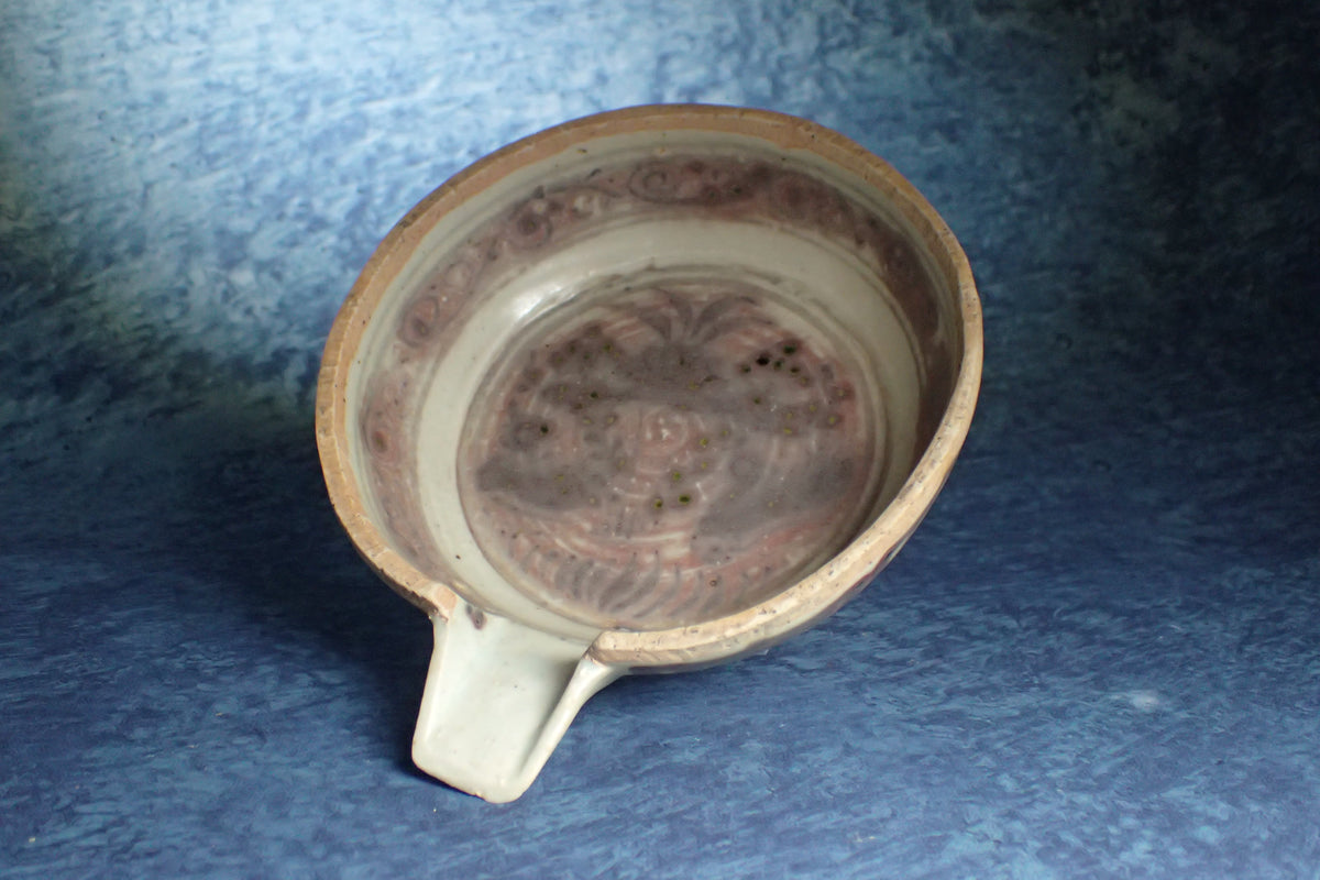 元釉裡紅 滿池嬌匜 Yuan Underglaze Red 'Mandarin Duck and Lotus' Yi