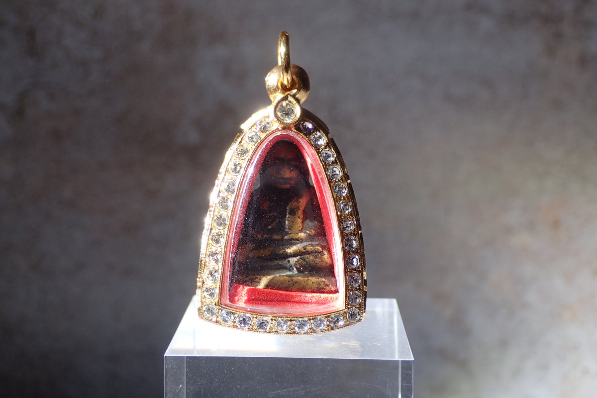 龍婆銀 財佛小立尊 流行模 LP Ngern Small Statuette, Popular